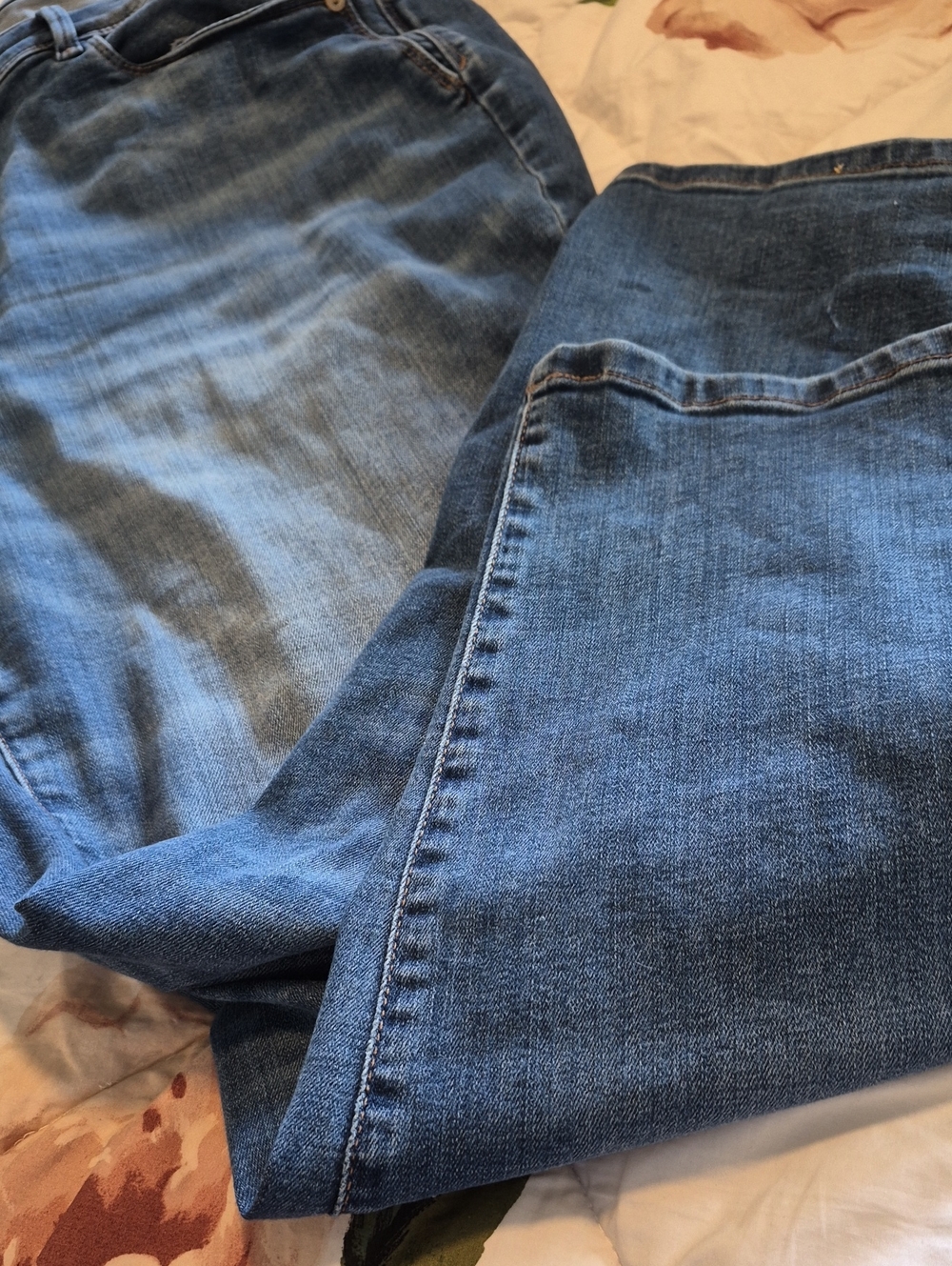 J. Jill Women's Straight Leg Jeans in Two Blue Washes